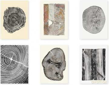 Woodcut Postcards: 24 Postcards - Bryan Nash Gill [KALENDARZ]