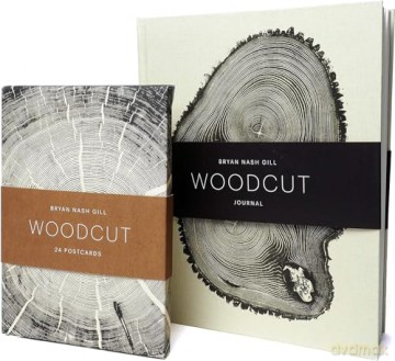 Woodcut Postcards: 24 Postcards - Bryan Nash Gill [KALENDARZ]