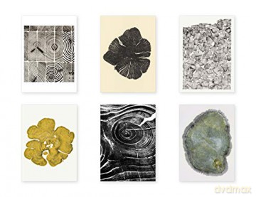Woodcut Postcards: 24 Postcards - Bryan Nash Gill [KALENDARZ]
