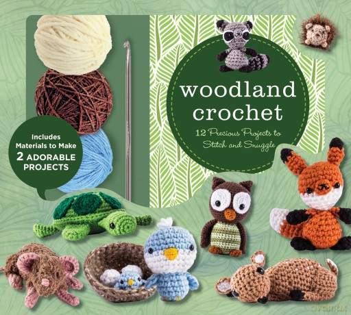 Woodland Crochet Kit: 12 Precious Projects to Stitch and Snuggle - Kristen Rask [KSIĄŻKA]