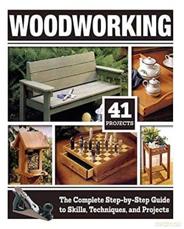 Woodworking: The Complete Step-by-Step Guide to Skills, Techniques, and Projects (Fox Chapel Publishing) 41 Complete Plans, 1,200 Photos and Illustrations, Easy to Follow Diagrams, and Expert Guidance - Tom Carpenter [KSIĄŻKA]