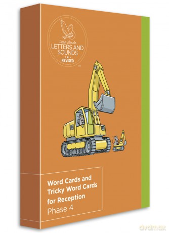 Word Cards and Tricky Word Cards for Reception: Phase 4 (Big Cat Phonics for Little Wandle Letters and Sounds Revised) - Wandle Learning Trus [KSIĄŻKA]