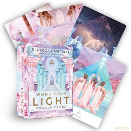 Work Your Light Oracle Cards: A 44-Card Deck and Guidebook - Rebecca Campbell [KSIĄŻKA]