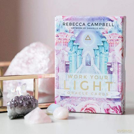 Work Your Light Oracle Cards: A 44-Card Deck and Guidebook - Rebecca Campbell [KSIĄŻKA]