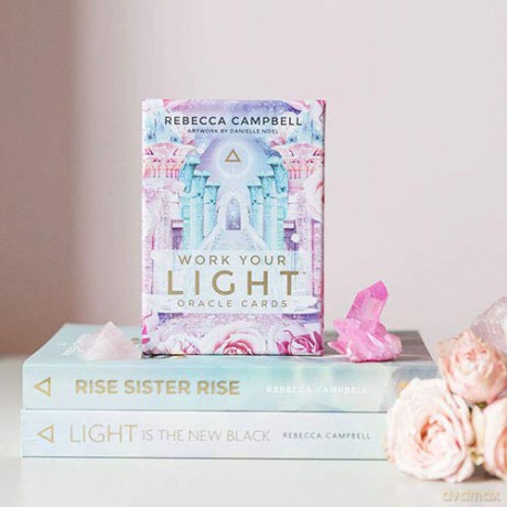 Work Your Light Oracle Cards: A 44-Card Deck and Guidebook - Rebecca Campbell [KSIĄŻKA]