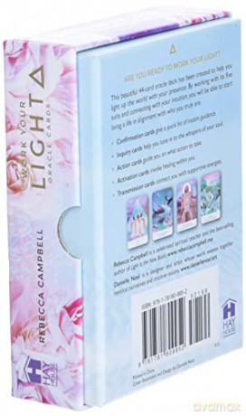 Work Your Light Oracle Cards: A 44-Card Deck and Guidebook - Rebecca Campbell [KSIĄŻKA]