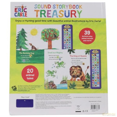 World of Eric Carle: Sound Storybook Treasury - Play-a-Sound - PI Kids - PI Kids [KSIĄŻKA]