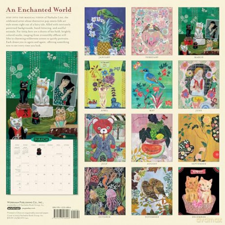 World of Nathalie Lété Wall Calendar 2024: An Elegant, Artful Year - Nathalie Lété [KALENDARZ]