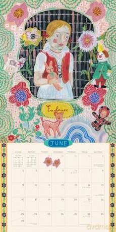 World of Nathalie Lété Wall Calendar 2024: An Elegant, Artful Year - Nathalie Lété [KALENDARZ]