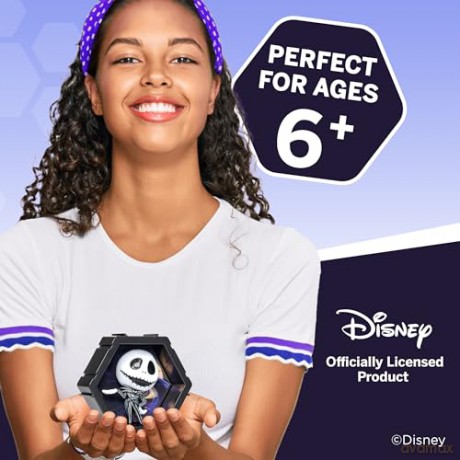 WOW! PODS 4D Disney Jack Skellington | Unique Connectable Collectable Bobble-head figure that Bursts from their World into Yours | Wall or Shelf Display | Disney Toys and Gifts [KSIĄŻKA]
