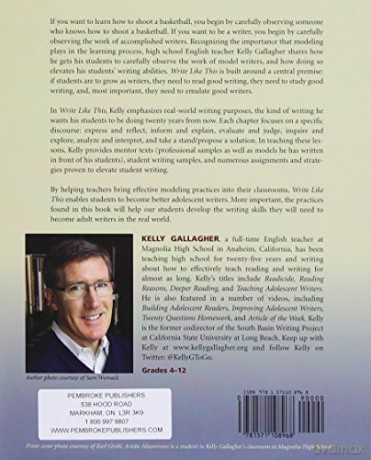 Write Like This: Teaching Real-World Writing Through Modeling and Mentor Texts - Kelly Gallagher [KSIĄŻKA]