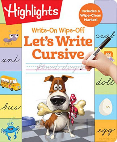 Write-On Wipe-Off: Let's Write Cursive (Highlights Write-On Wipe-Off Fun to Learn Activity Books) - Highlights [KSIĄŻKA]