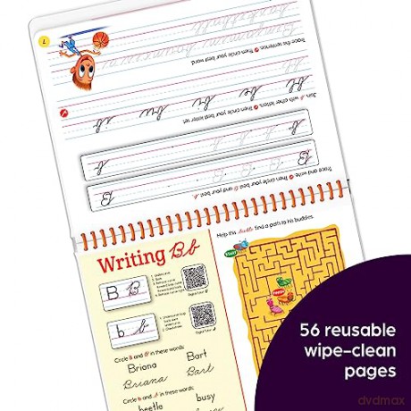 Write-On Wipe-Off: Let's Write Cursive (Highlights Write-On Wipe-Off Fun to Learn Activity Books) - Highlights [KSIĄŻKA]