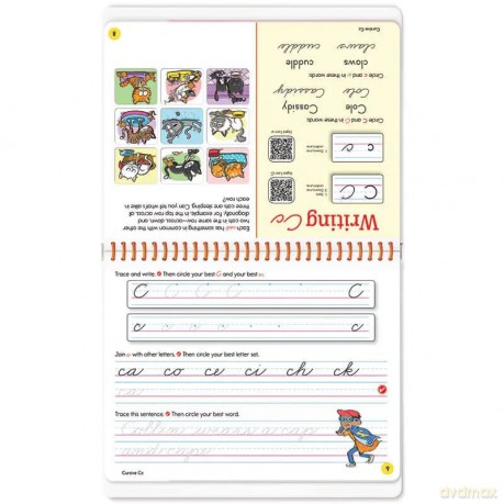 Write-On Wipe-Off: Let's Write Cursive (Highlights Write-On Wipe-Off Fun to Learn Activity Books) - Highlights [KSIĄŻKA]