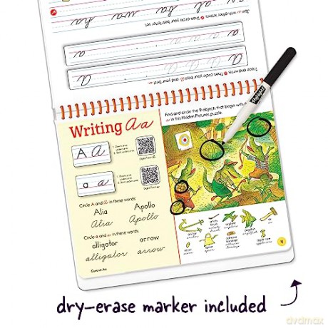 Write-On Wipe-Off: Let's Write Cursive (Highlights Write-On Wipe-Off Fun to Learn Activity Books) - Highlights [KSIĄŻKA]