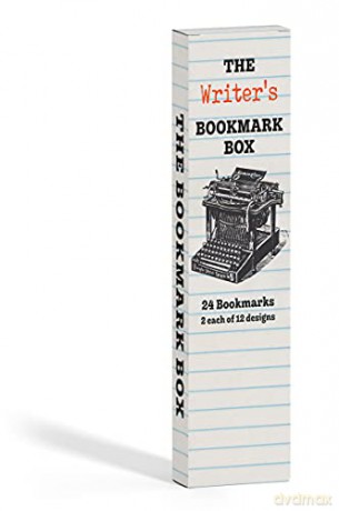 Writer's Bookmark Box: 24 bookmarks - 2 each of 12 designs [KSIĄŻKA]