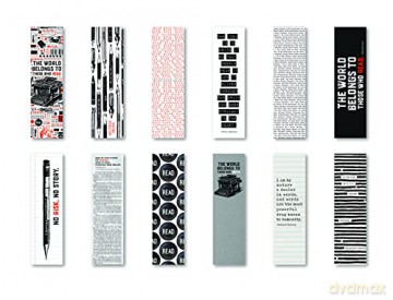 Writer's Bookmark Box: 24 bookmarks - 2 each of 12 designs [KSIĄŻKA]
