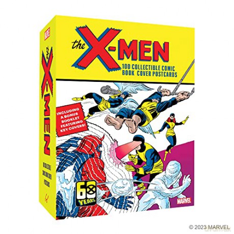 X-Men: 100 Collectible Comic Book Cover Postcards (Marvel) - Marvel Comics [KSIĄŻKA]