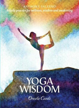 Yoga Wisdom Oracle Cards: A Daily Practice for Wellness, Wisdom and Awakening - 40 full-colour cards + 64-page guidebook set - Anthony Salerno [KSIĄŻKA]