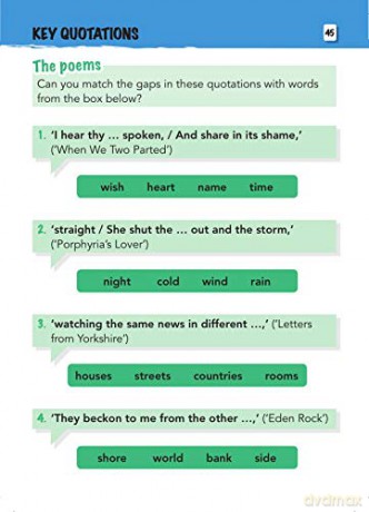 York Notes for AQA GCSE (9-1) Rapid Revision Cards: Love and Relationships AQA Poetry Anthology: - catch up, revise and be ready for 2022 and 2023 assessments and exams - Lucy Toop [KSIĄŻKA]