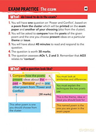 York Notes for AQA GCSE (9-1) Rapid Revision Cards: Power and Conflict AQA Poetry Anthology: - catch up, revise and be ready for 2022 and 2023 assessments and exams - Laura Burden [KSIĄŻKA]