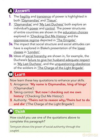 York Notes for AQA GCSE (9-1) Rapid Revision Cards: Power and Conflict AQA Poetry Anthology: - catch up, revise and be ready for 2022 and 2023 assessments and exams - Laura Burden [KSIĄŻKA]