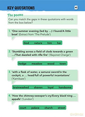 York Notes for AQA GCSE (9-1) Rapid Revision Cards: Power and Conflict AQA Poetry Anthology: - catch up, revise and be ready for 2022 and 2023 assessments and exams - Laura Burden [KSIĄŻKA]