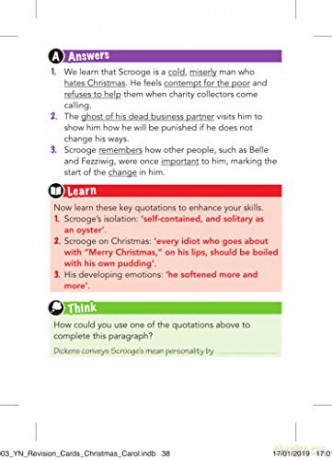York Notes for AQA GCSE (9-1) Rapid Revision: A Christmas Carol - Refresh, Revise and Catch up!: - catch up, revise and be ready for 2022 and 2023 assessments and exams - Ms Lyn Lockwood [KSIĄŻKA]