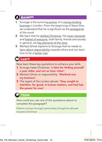 York Notes for AQA GCSE (9-1) Rapid Revision: A Christmas Carol - Refresh, Revise and Catch up!: - catch up, revise and be ready for 2022 and 2023 assessments and exams - Ms Lyn Lockwood [KSIĄŻKA]