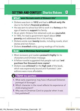 York Notes for AQA GCSE (9-1) Rapid Revision: A Christmas Carol - Refresh, Revise and Catch up!: - catch up, revise and be ready for 2022 and 2023 assessments and exams - Ms Lyn Lockwood [KSIĄŻKA]