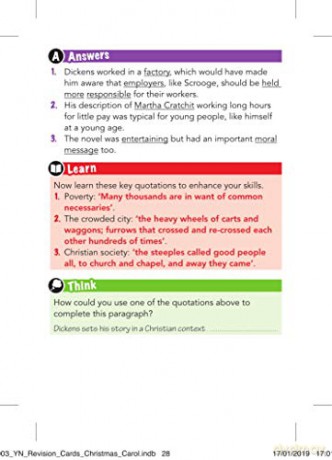 York Notes for AQA GCSE (9-1) Rapid Revision: A Christmas Carol - Refresh, Revise and Catch up!: - catch up, revise and be ready for 2022 and 2023 assessments and exams - Ms Lyn Lockwood [KSIĄŻKA]