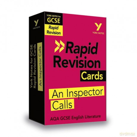 York Notes for AQA GCSE (9-1) Rapid Revision: An Inspector Calls Cards - Refresh, Revise and Catch up!: - catch up, revise and be ready for 2022 and 2023 assessments and exams - Peter Morrisson [KSIĄŻKA]