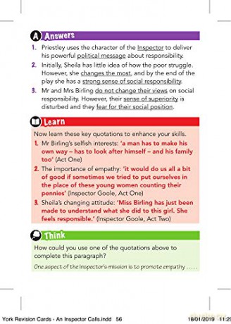 York Notes for AQA GCSE (9-1) Rapid Revision: An Inspector Calls Cards - Refresh, Revise and Catch up!: - catch up, revise and be ready for 2022 and 2023 assessments and exams - Peter Morrisson [KSIĄŻKA]