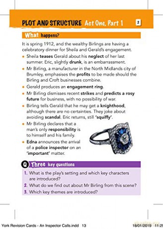 York Notes for AQA GCSE (9-1) Rapid Revision: An Inspector Calls Cards - Refresh, Revise and Catch up!: - catch up, revise and be ready for 2022 and 2023 assessments and exams - Peter Morrisson [KSIĄŻKA]