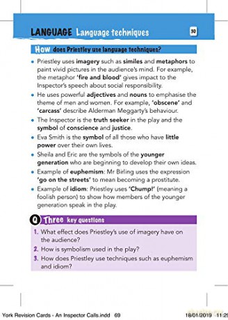York Notes for AQA GCSE (9-1) Rapid Revision: An Inspector Calls Cards - Refresh, Revise and Catch up!: - catch up, revise and be ready for 2022 and 2023 assessments and exams - Peter Morrisson [KSIĄŻKA]