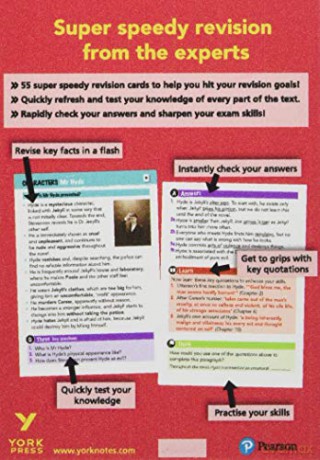 York Notes for AQA GCSE (9-1) Rapid Revision: Dr Jekyll and Mr Hyde - Refresh, Revise and Catch up!: - catch up, revise and be ready for 2022 and 2023 assessments and exams - Ms Anne Rooney [KSIĄŻKA]