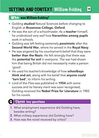 York Notes for AQA GCSE (9-1) Rapid Revision: Lord of The Flies - Refresh, Revise and Catch up!: - catch up, revise and be ready for 2022 and 2023 assessments and exams - Ms Beth Kemp [KSIĄŻKA]
