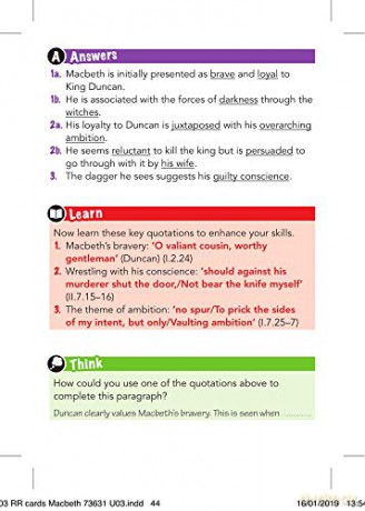 York Notes for AQA GCSE (9-1) Rapid Revision: Macbeth Cards - Refresh, Revise and Catch up!: - catch up, revise and be ready for 2022 and 2023 assessments and exams - Ms Susannah White [KSIĄŻKA]