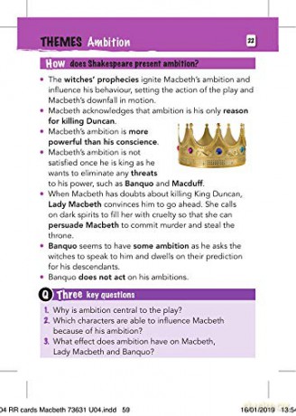 York Notes for AQA GCSE (9-1) Rapid Revision: Macbeth Cards - Refresh, Revise and Catch up!: - catch up, revise and be ready for 2022 and 2023 assessments and exams - Ms Susannah White [KSIĄŻKA]