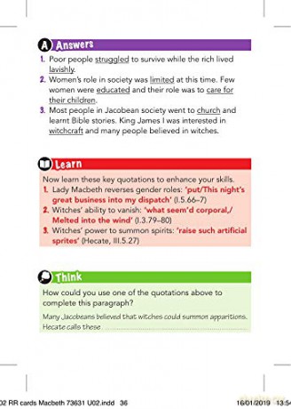 York Notes for AQA GCSE (9-1) Rapid Revision: Macbeth Cards - Refresh, Revise and Catch up!: - catch up, revise and be ready for 2022 and 2023 assessments and exams - Ms Susannah White [KSIĄŻKA]