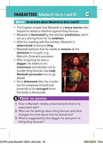 York Notes for AQA GCSE (9-1) Rapid Revision: Macbeth Cards - Refresh, Revise and Catch up!: - catch up, revise and be ready for 2022 and 2023 assessments and exams - Ms Susannah White [KSIĄŻKA]