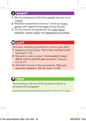 York Notes for AQA GCSE (9-1) Rapid Revision: Macbeth Cards - Refresh, Revise and Catch up!: - catch up, revise and be ready for 2022 and 2023 assessments and exams - Ms Susannah White [KSIĄŻKA]
