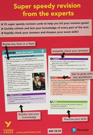 York Notes for AQA GCSE (9-1) Rapid Revision: Romeo and Juliet - Refresh, Revise and Catch up!: - catch up, revise and be ready for 2022 and 2023 assessments and exams - Ms Alison Powell [KSIĄŻKA]