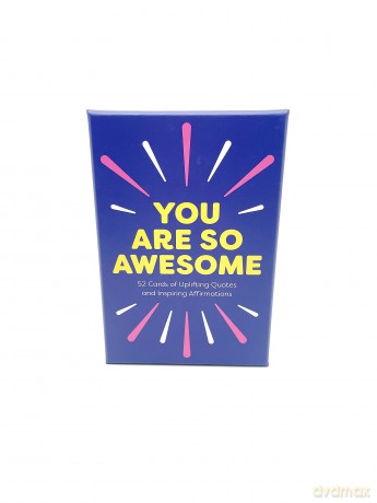 You Are So Awesome: 52 Cards of Uplifting Quotes and Inspiring Affirmations [KSIĄŻKA]