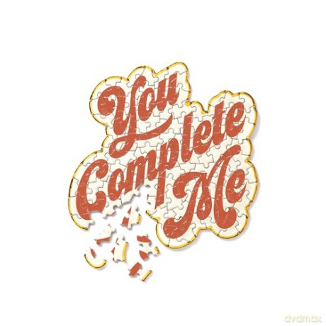 You Complete Me 100 Piece Mini Shaped Puzzle - Brass Monkey [KSIĄŻKA]