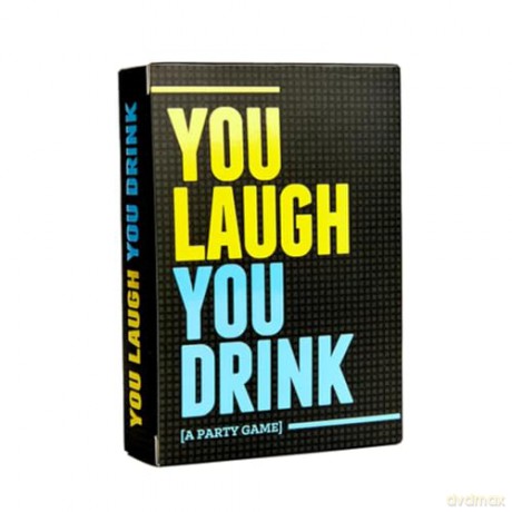 You Laugh You Drink - The Drinking Game for People Who Can't Keep a Straight Face (A Party Game) [KSIĄŻKA]