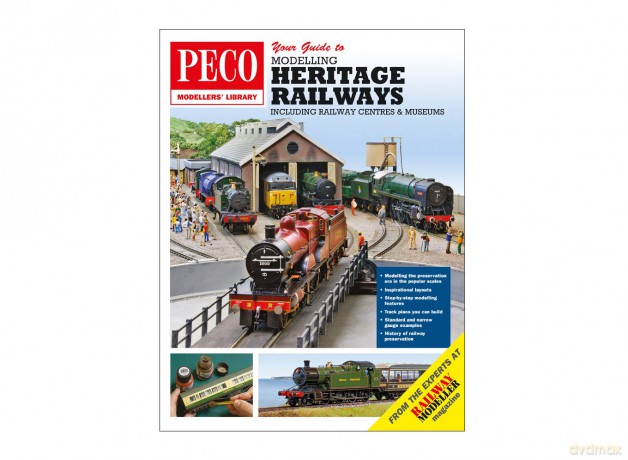 Your Guide to Modelling Heritage Railways: Including Railway Centre's and Museums: PM-210 (Peco Modellers Library) - Steve Flint [KSIĄŻKA]