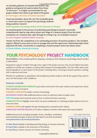 Your Psychology Project Handbook (2nd Edition): Becoming a Researcher - Clare Wood [KSIĄŻKA]