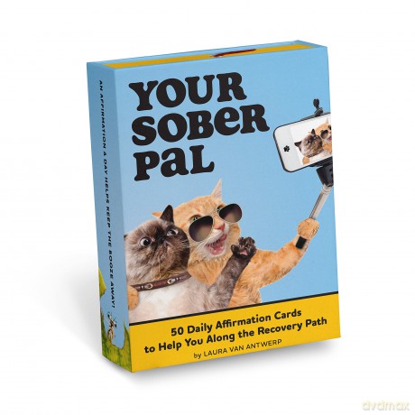 Your Sober Pal: 50 Affirmation Cards Deck To Help You Along the Recovery Path - Laura Van Antwerp [KSIĄŻKA]