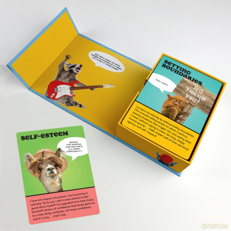 Your Sober Pal: 50 Affirmation Cards Deck To Help You Along the Recovery Path - Laura Van Antwerp [KSIĄŻKA]